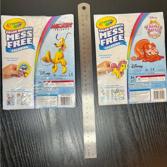 Crayons Color Wonder Mess Free Coloring Pages with Repositionable Stickers - Picture 3 of 3